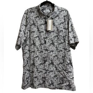 NWT Tommy Bahama Silk Mix Button Up